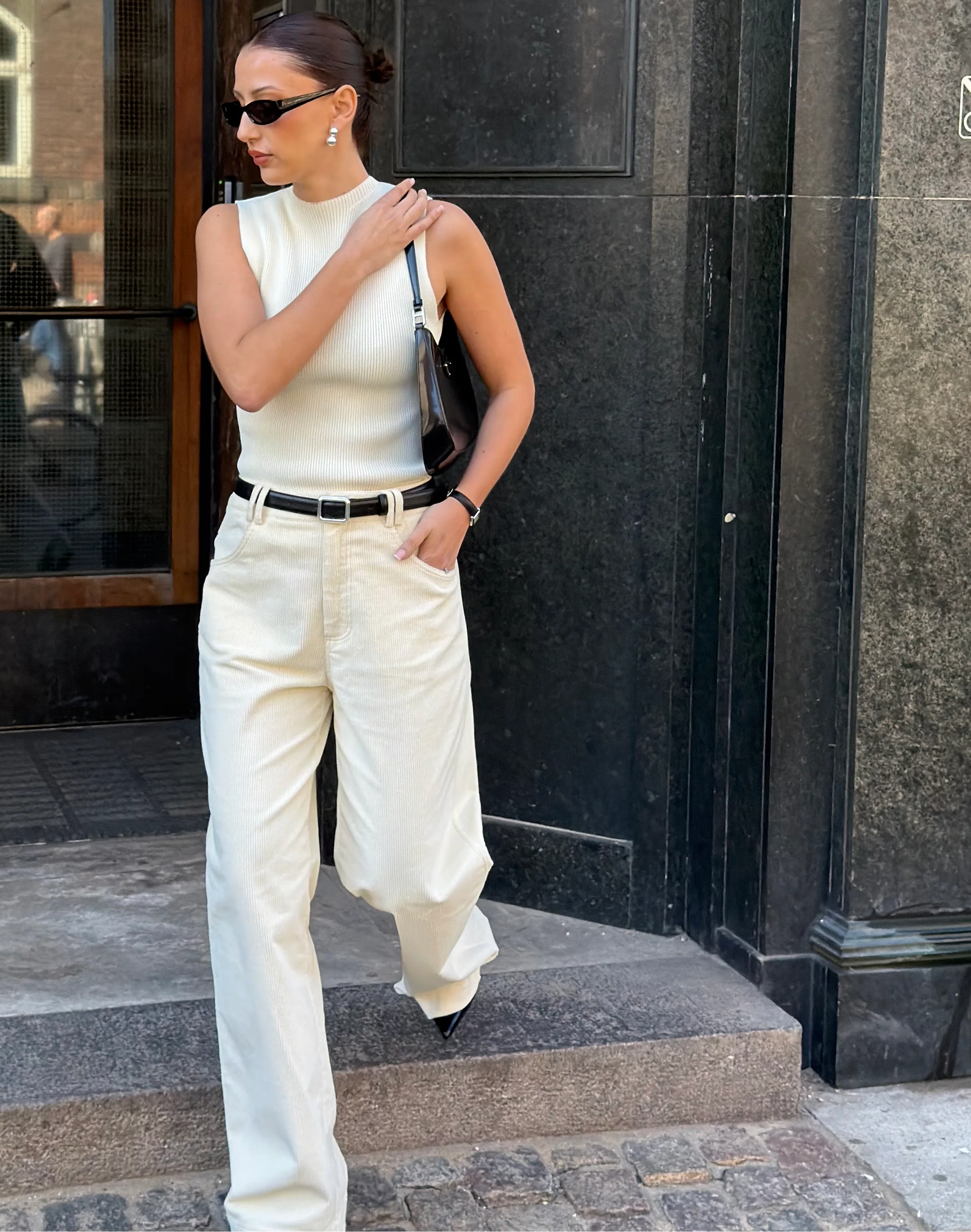 ARLO CORDUROY PANTS | milk - Image 3