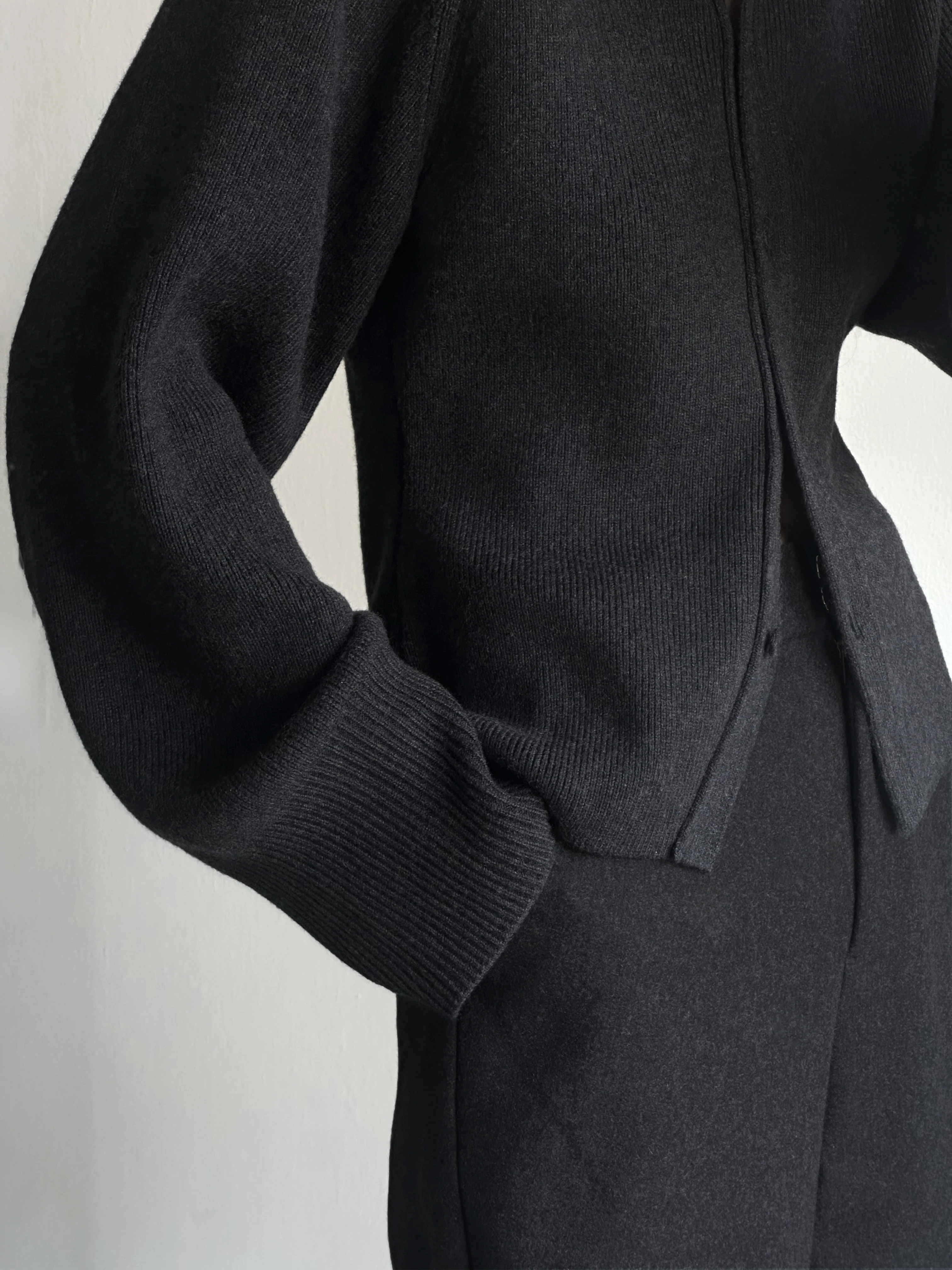 BEAU CARDIGAN | dark grey - Image 2