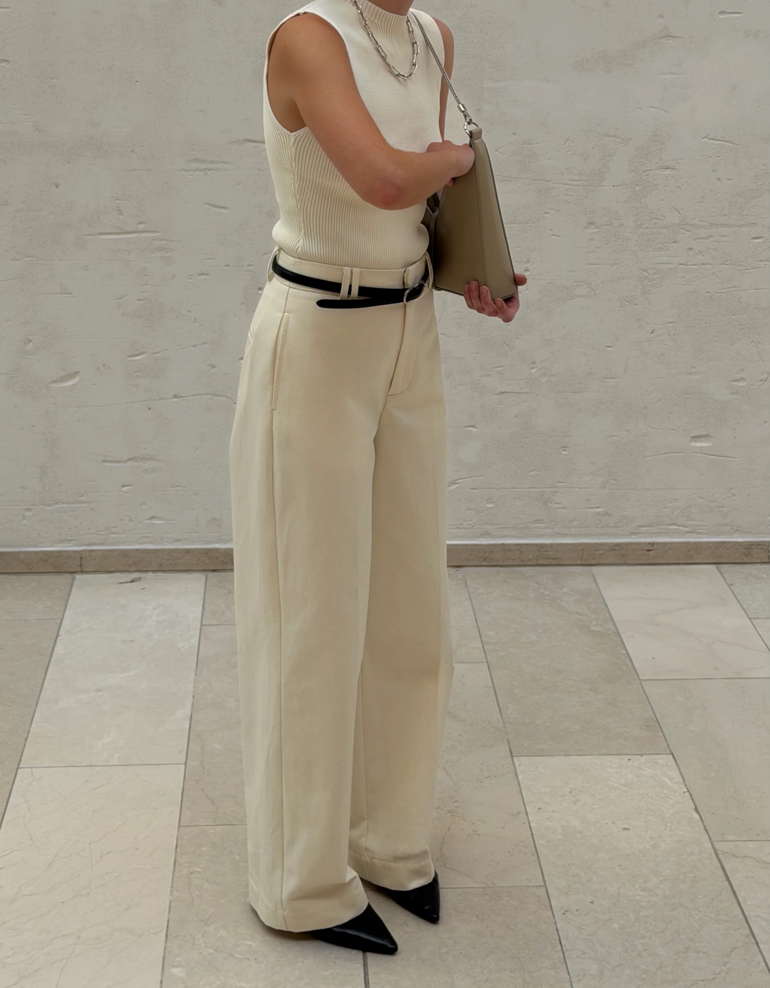 BLAKE COTTON PANTS | milk - Image 3