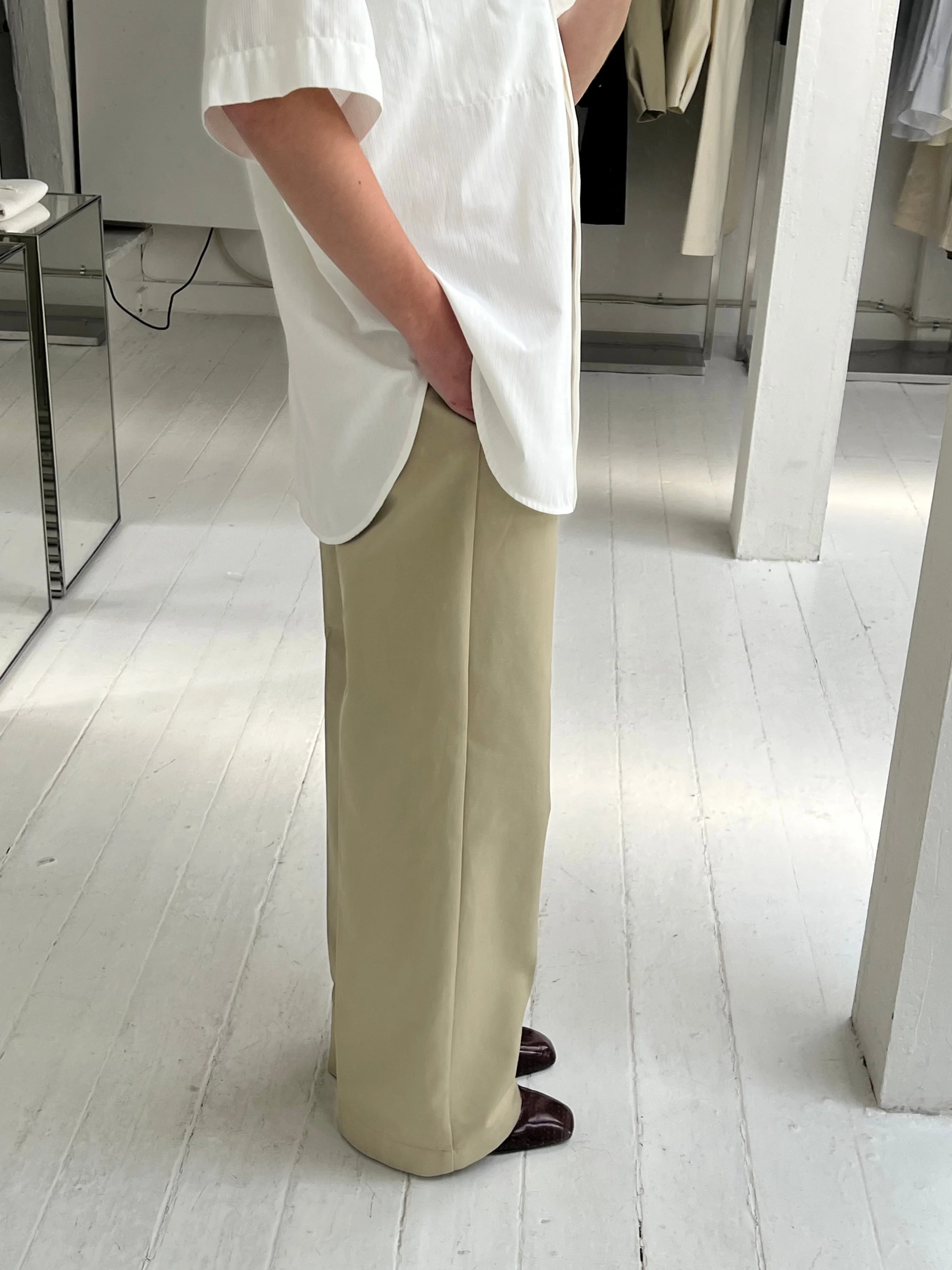 BLAKE COTTON PANTS | khaki - Image 4