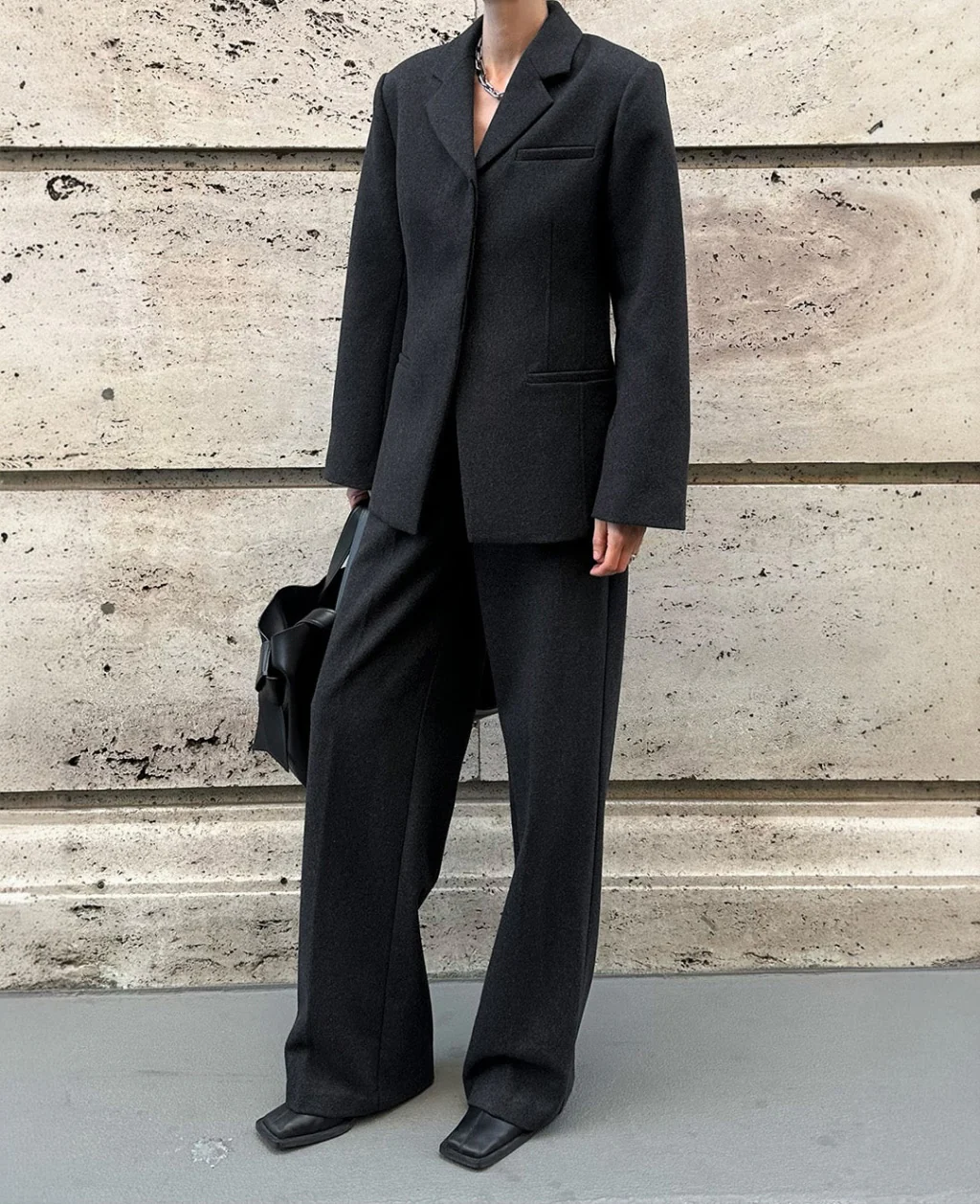 AMBRA WOOL BLAZER | dark grey - Image 3