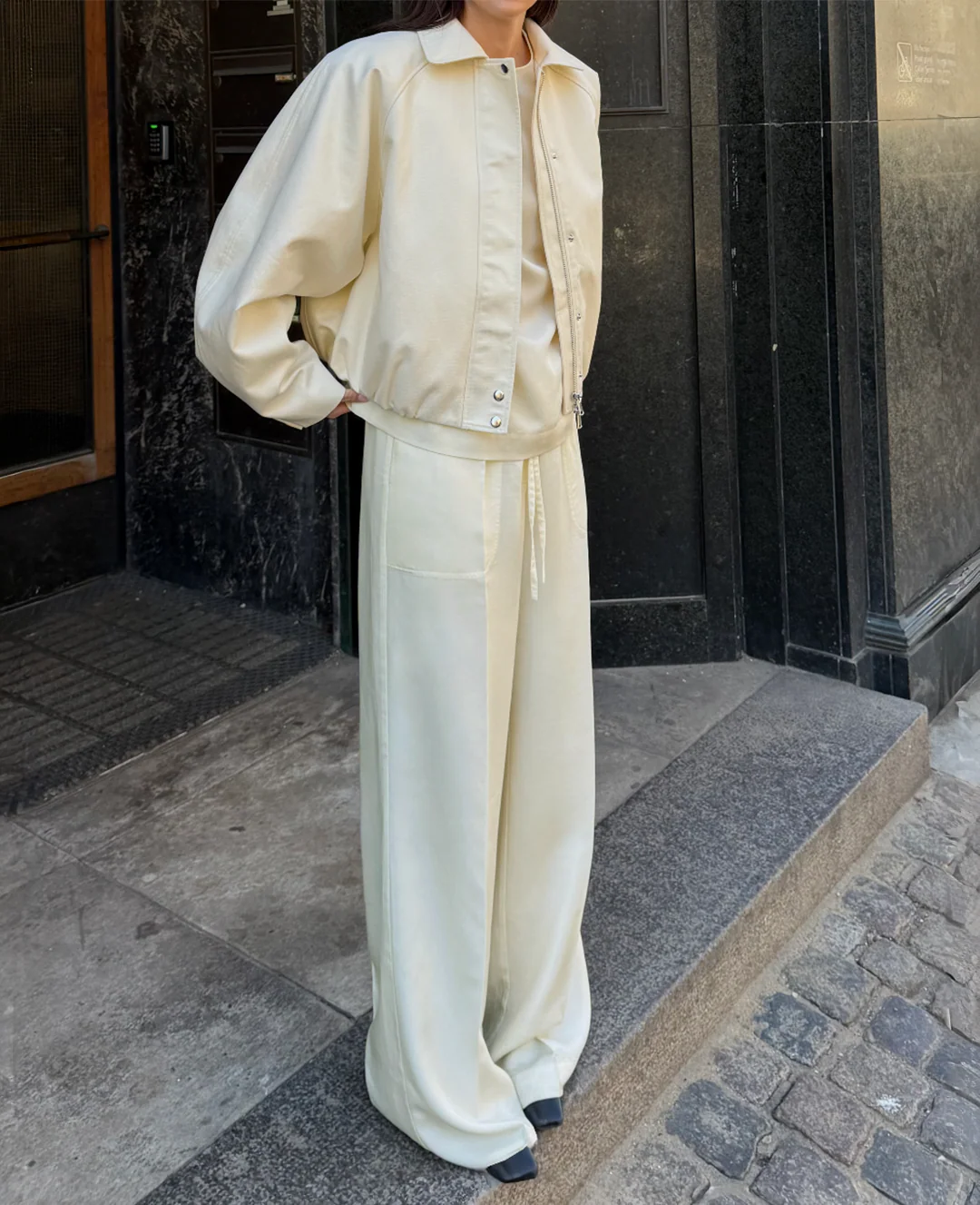DEIA DRAWSTRING PANTS | milk