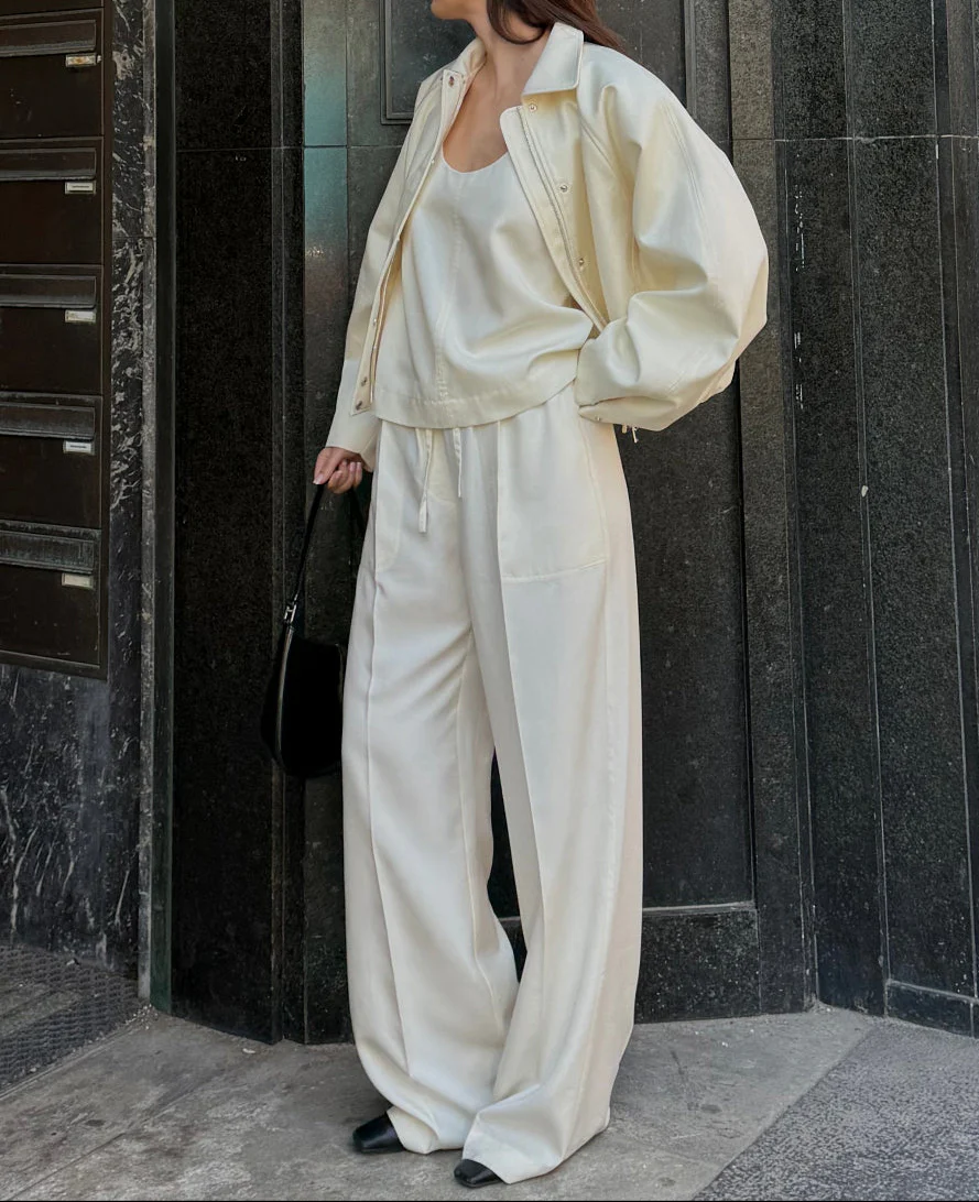 DEIA DRAWSTRING PANTS | milk - Image 2