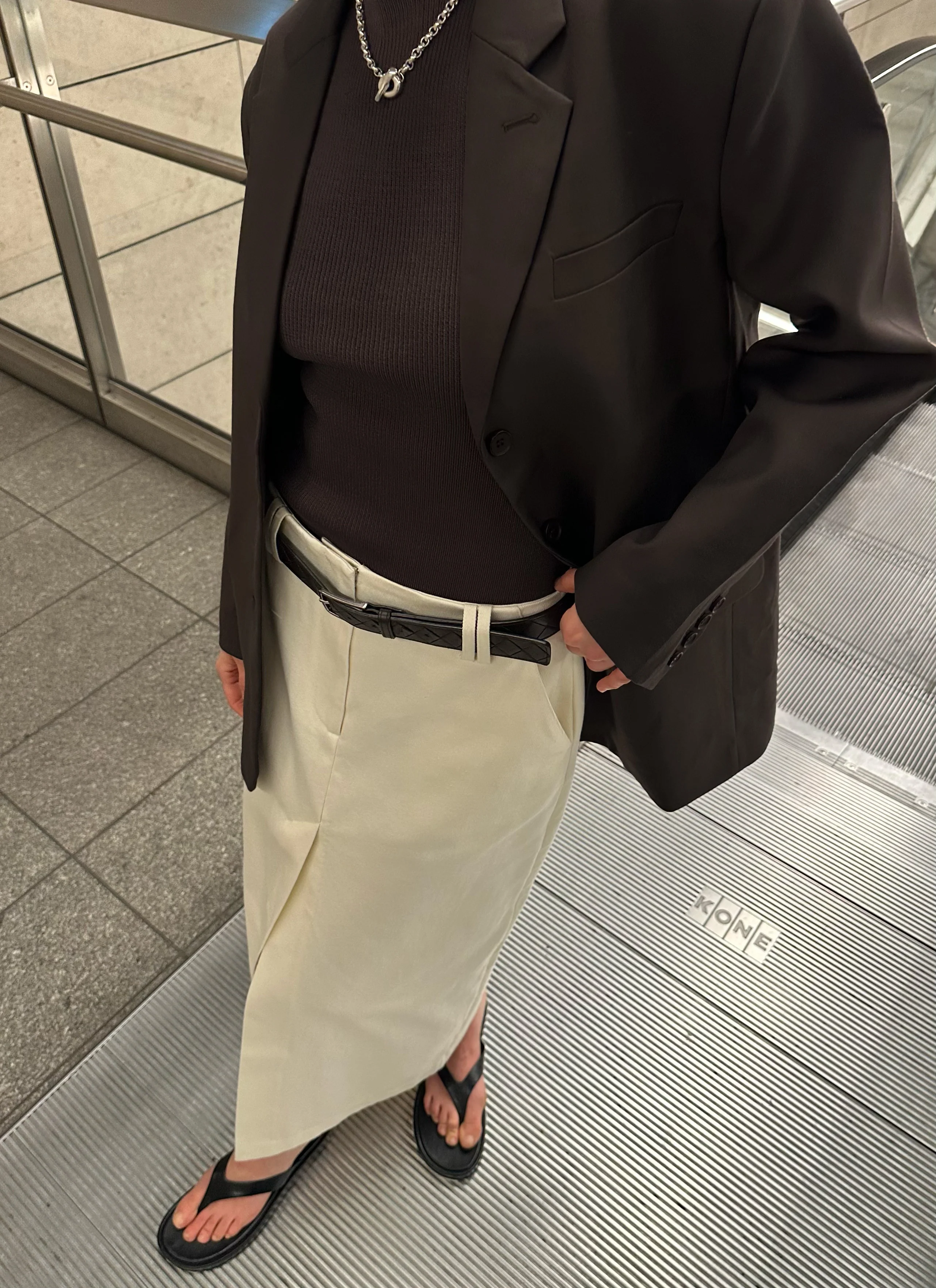 SONNY MAXI | twill milk - Image 4