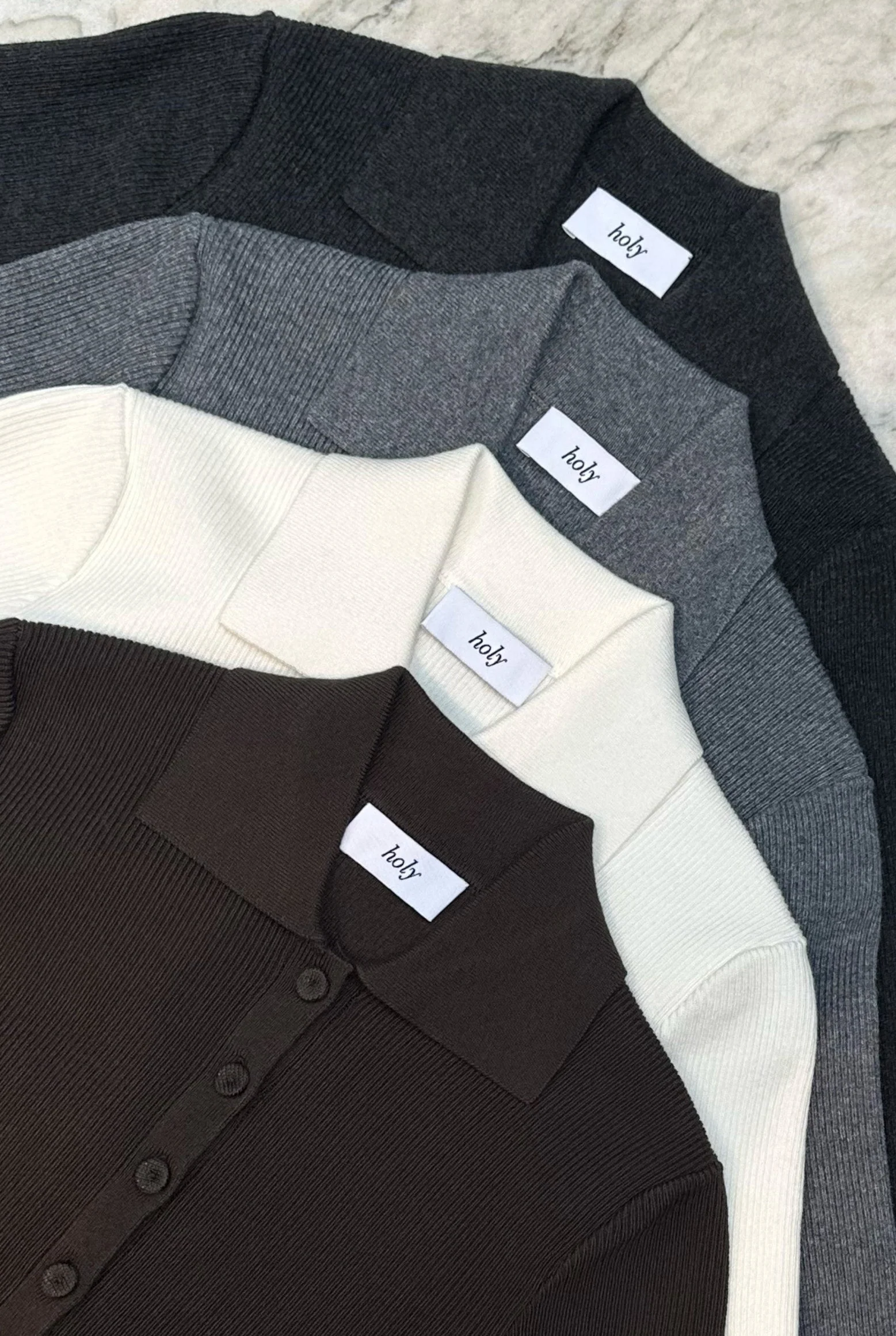 DREW POLO | grey - Image 4