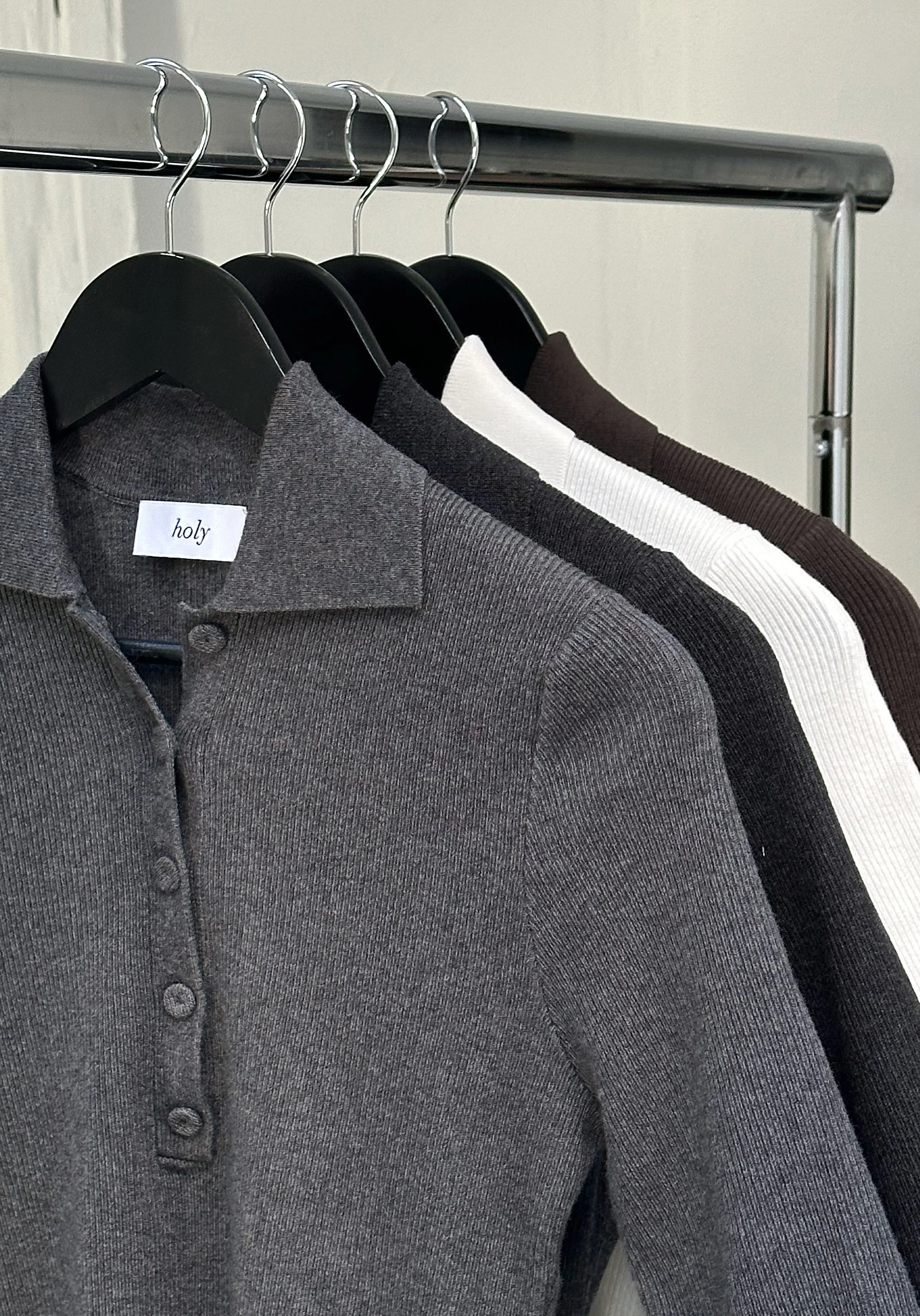 DREW POLO TEE | black - Image 3