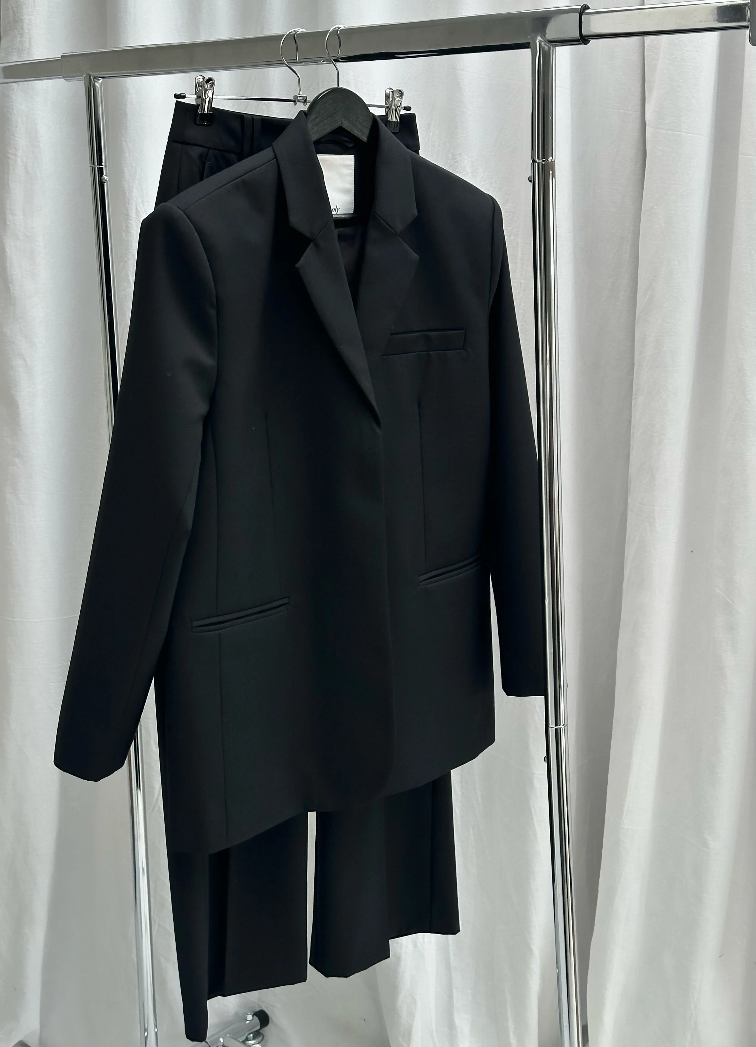 MAEVE BOXY BLAZER | twill black - Image 4