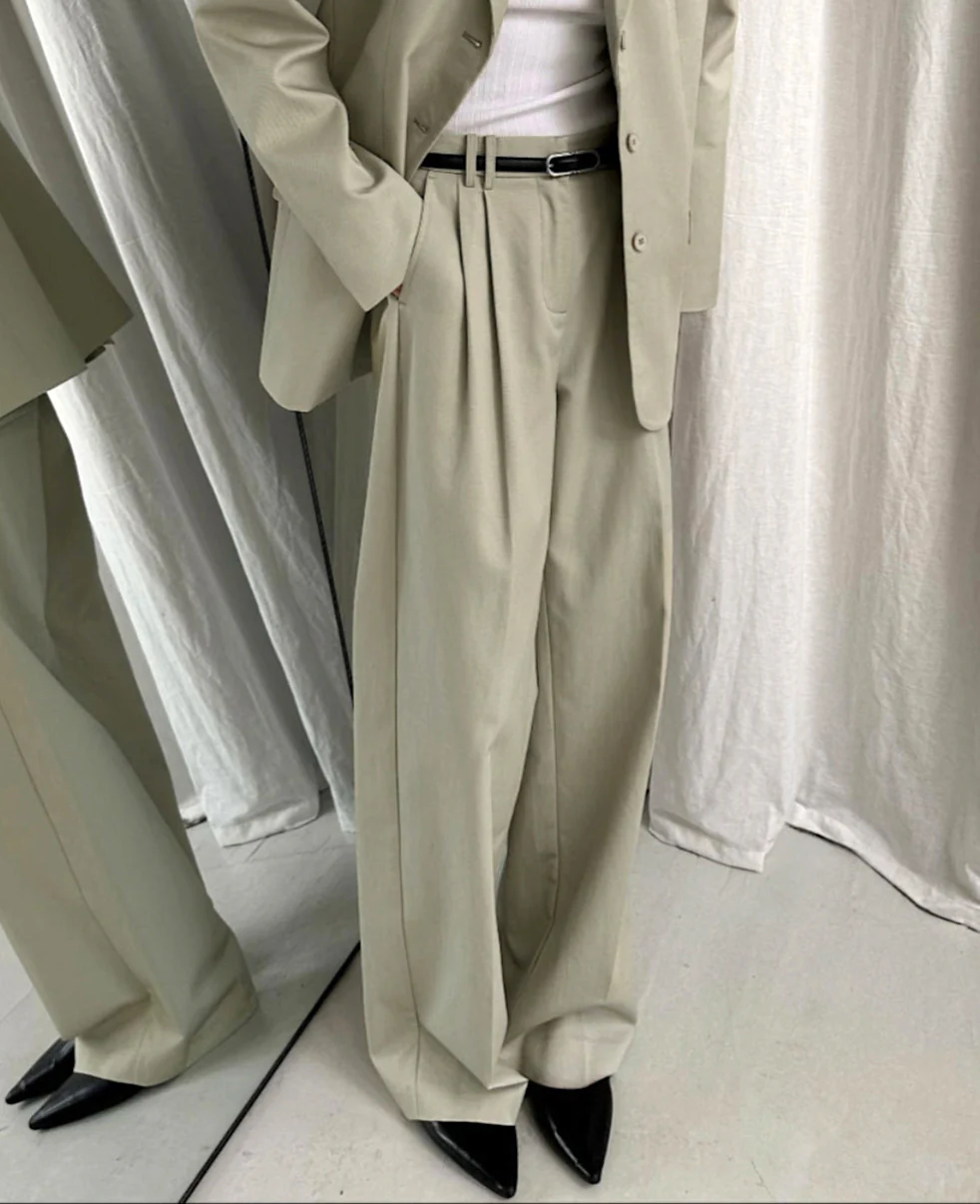 MAEVE PANTS | light olive - Image 2