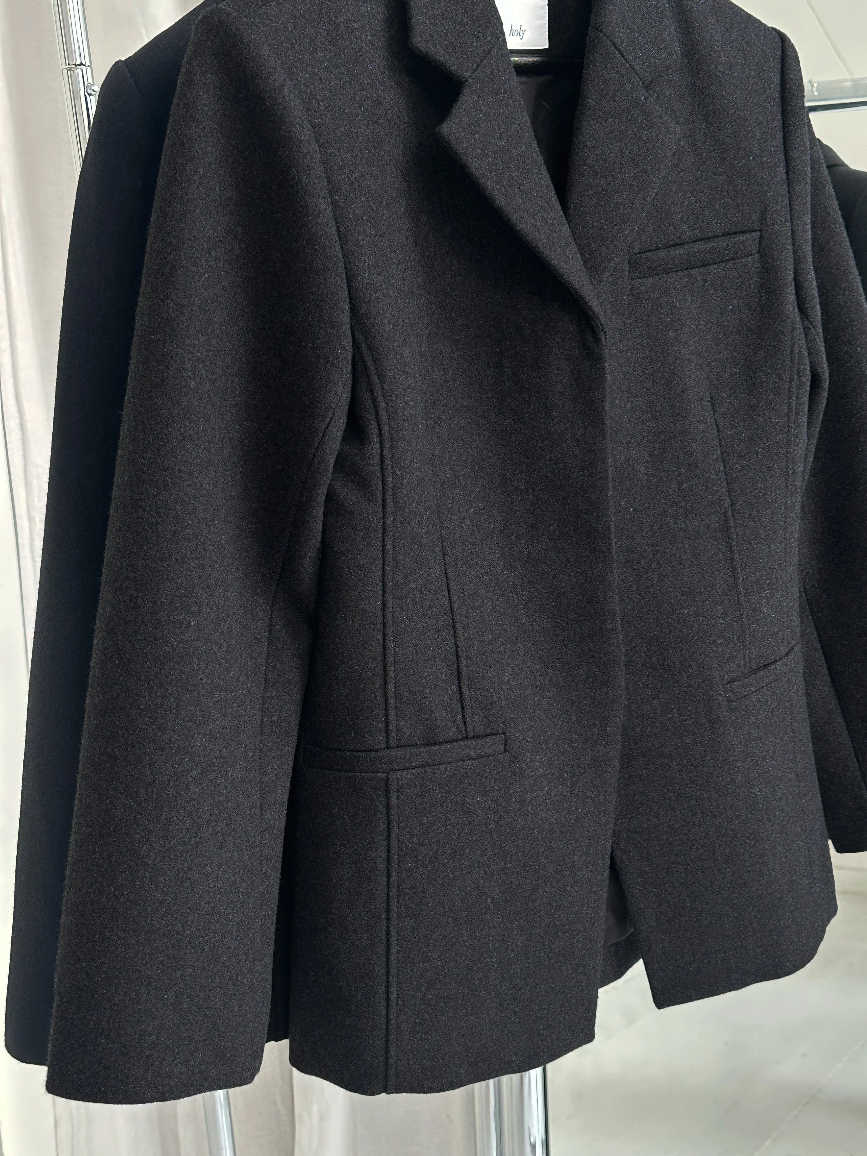 SUIT | wool black - Image 8