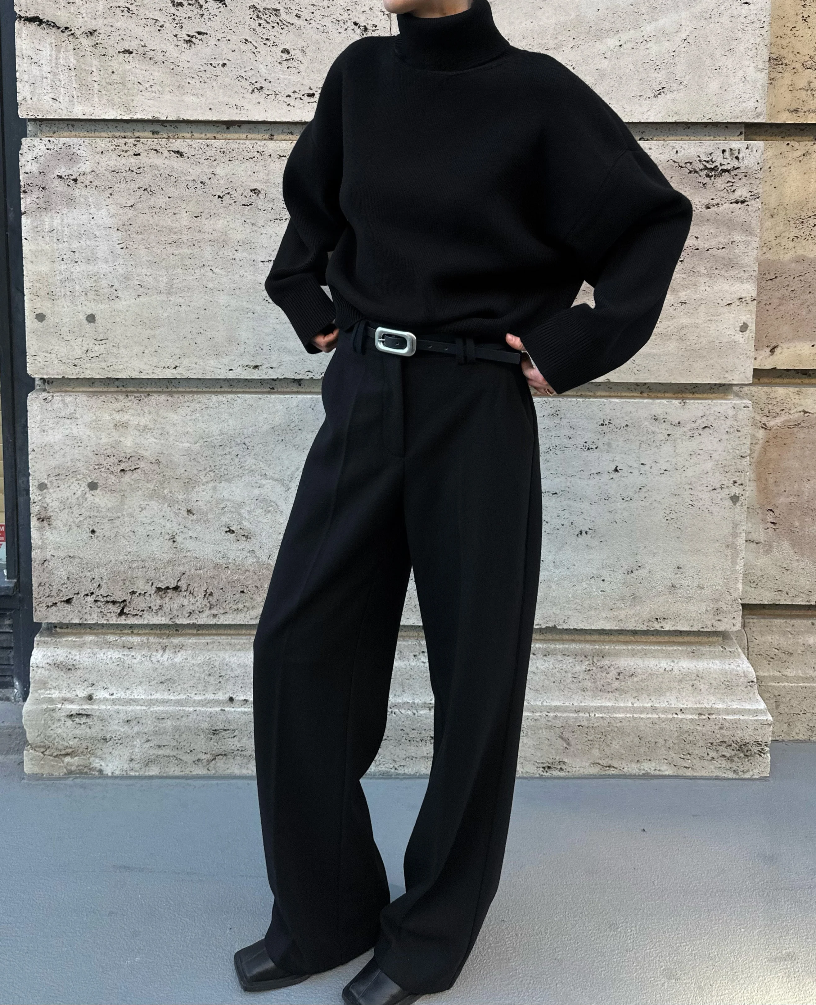 GELSO TURTLENECK SWEATER | black - Image 3