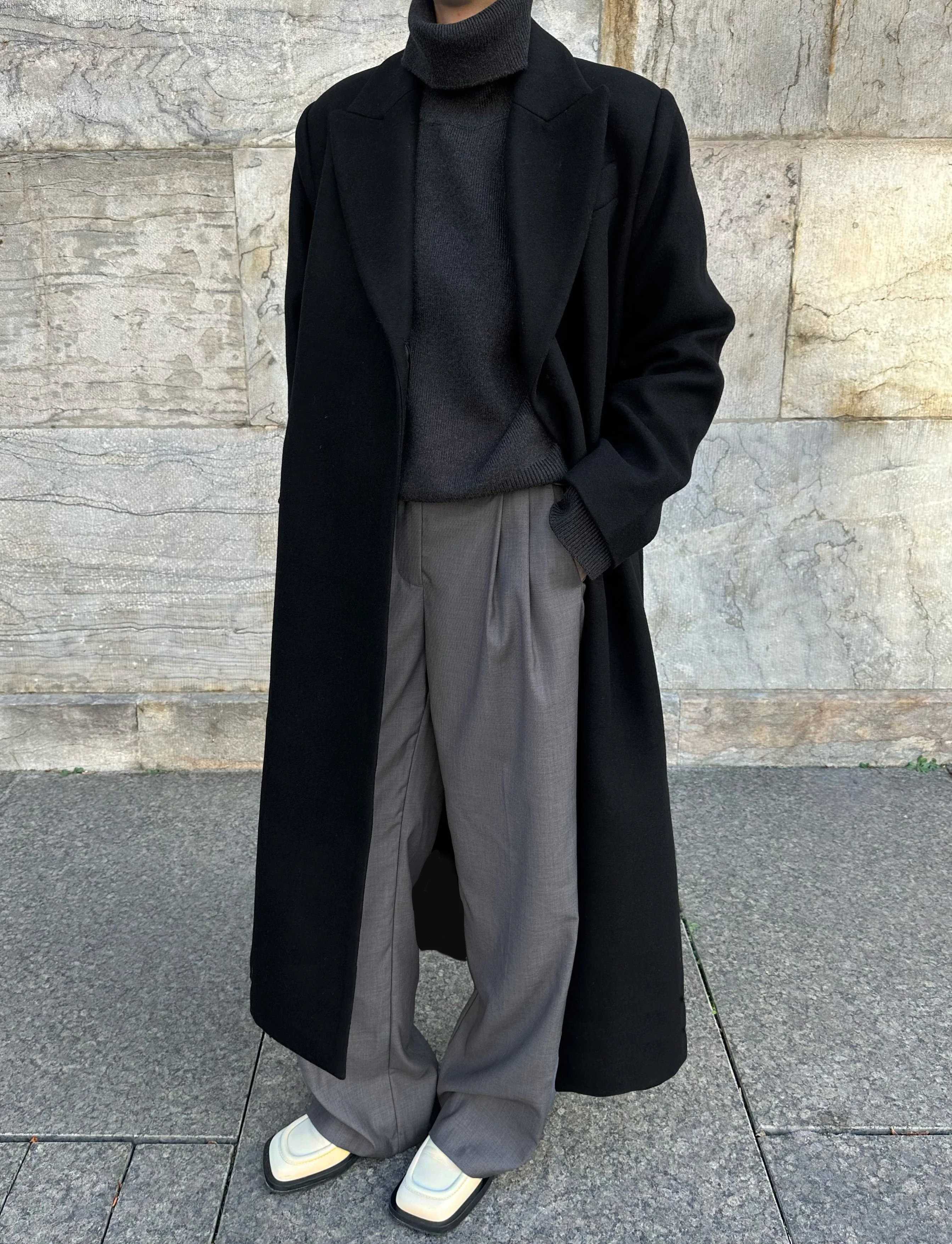 GELSO TURTLENECK SWEATER | dark grey - Image 2