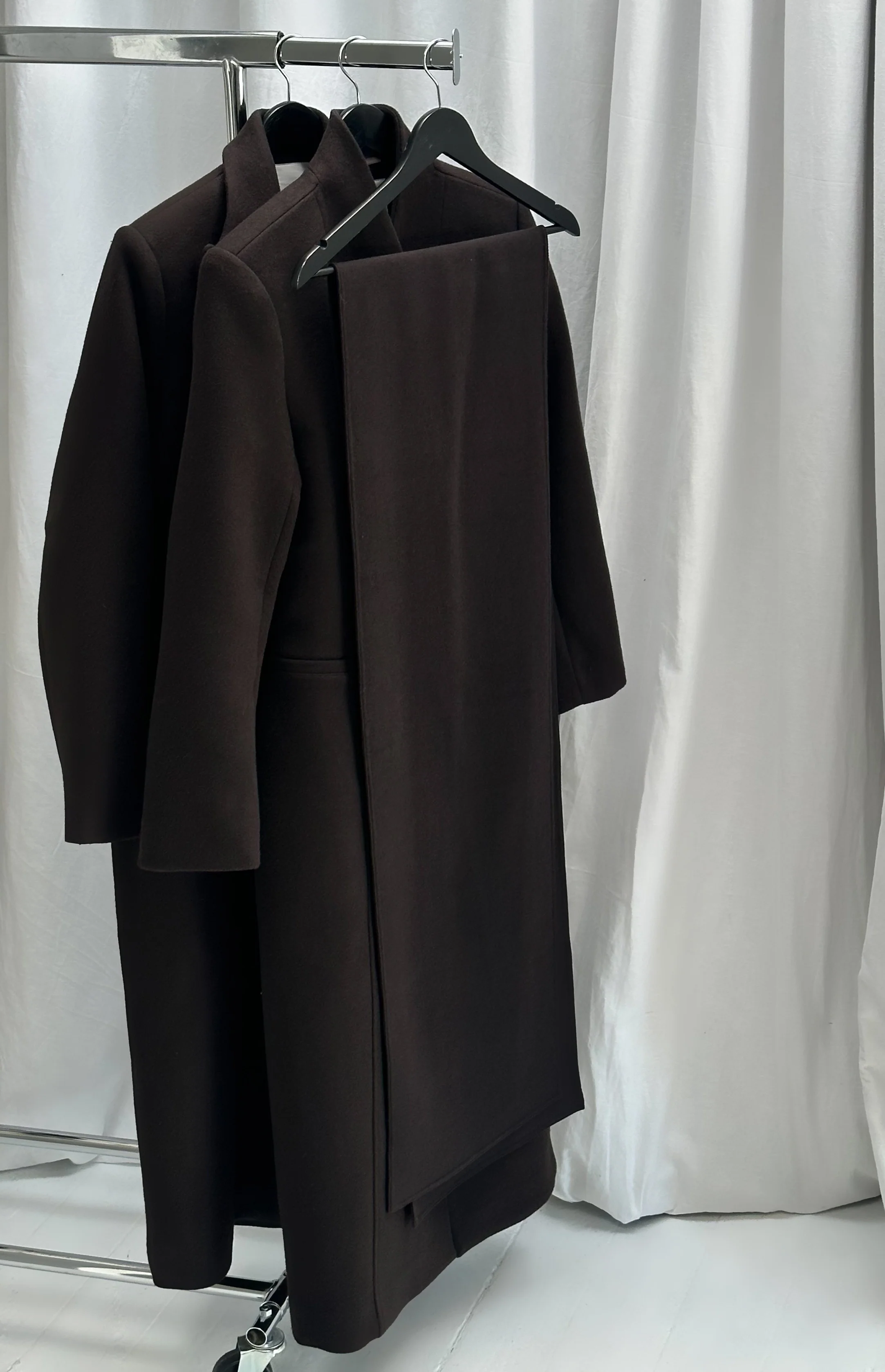 LOMA SCARF | dark brown - Image 5