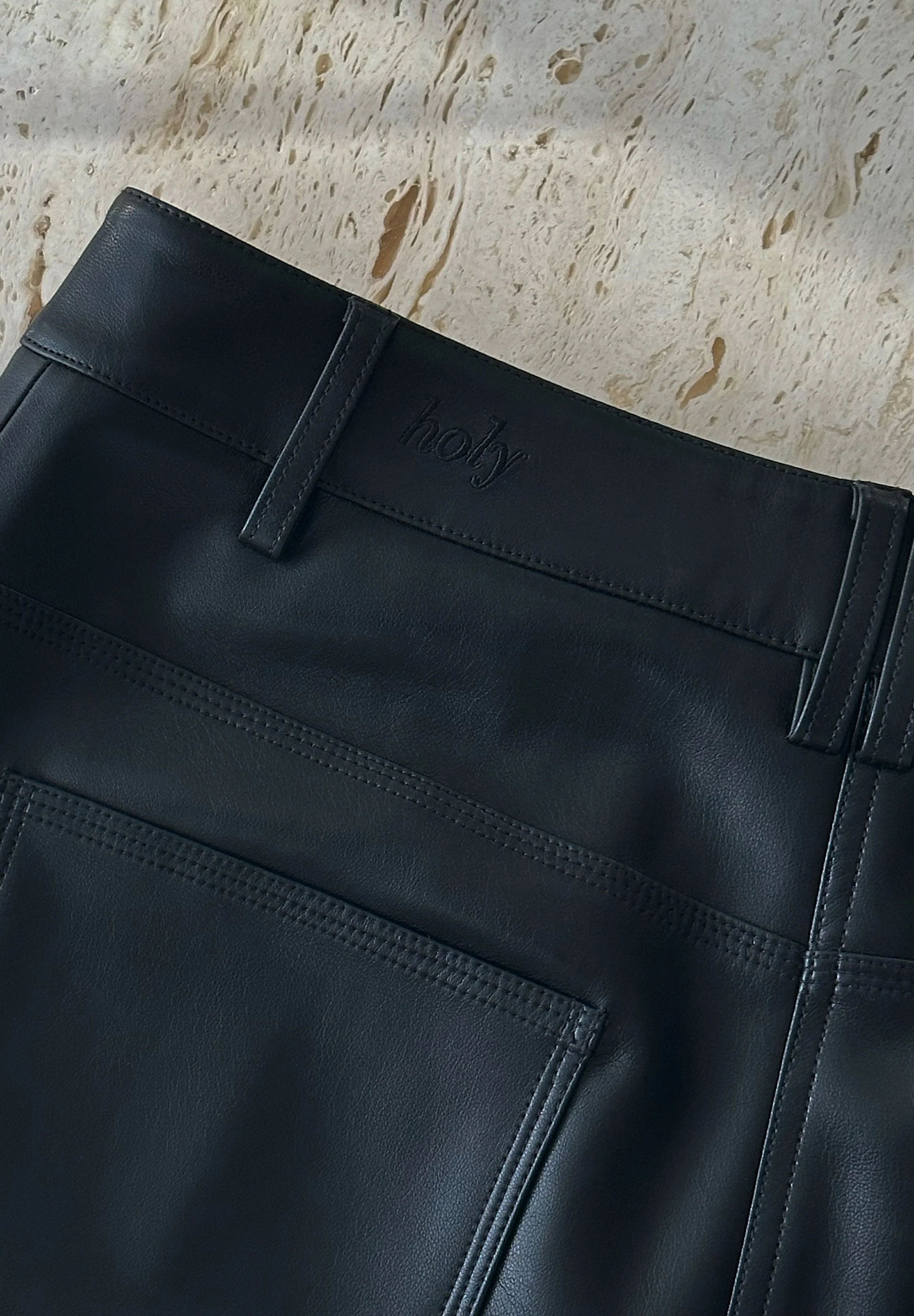 RICK VEGAN LEATHER PANTS | black - Image 6